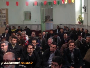 دیدار اعضای شورای اداری، دکتر قیاسی و کارکنان آموزشکده با امام جمعه نهاوند 3