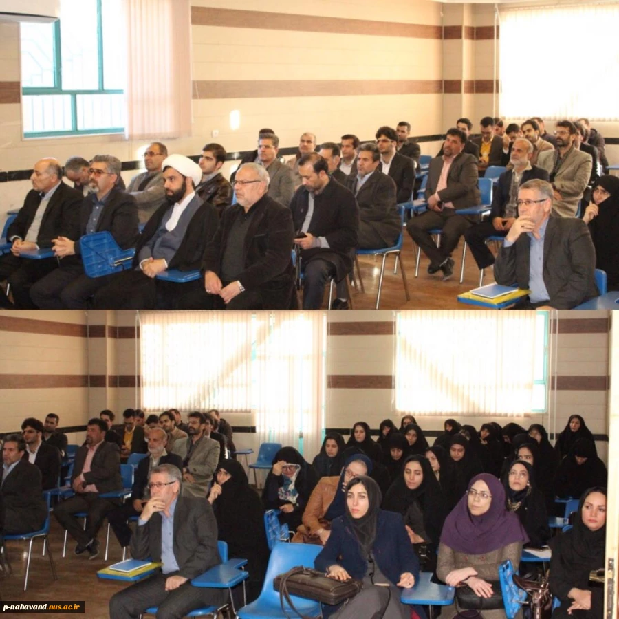 برگزاری جلسه بسیج اساتید به مناسبت گرامیداشت ایام الله دهه فجر و چهلمین روز شهادت سردار رشید اسلام حاج قاسم سلیمانی در آموزشکده فنی نهاوند (مرحوم حاج حشمت شهبازی)  2