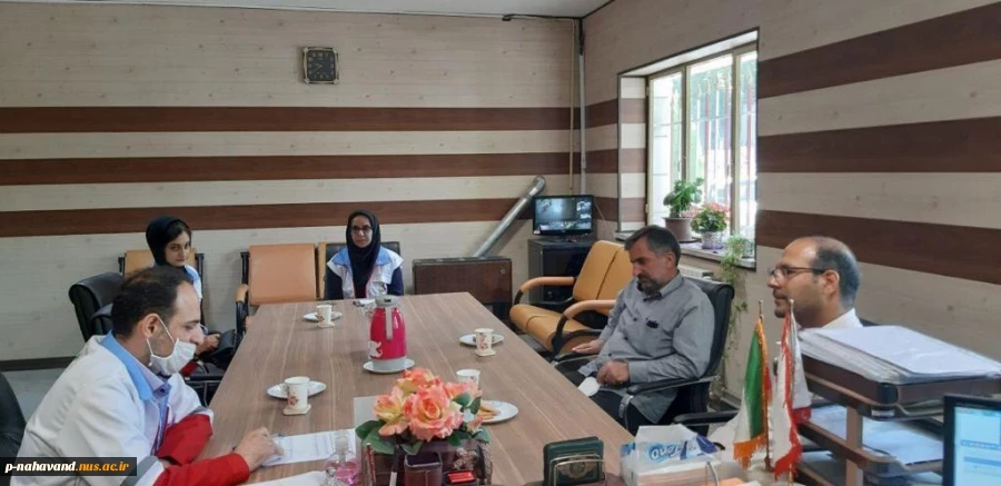 برگزاری نشست هم اندیشی ،همکاری ،هماهنگی بین آموزشکده فنی وحرفه ای وجمعیت هلال احمرشهرستان نهاوند 2