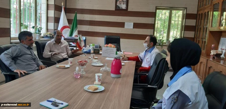 برگزاری نشست هم اندیشی ،همکاری ،هماهنگی بین آموزشکده فنی وحرفه ای وجمعیت هلال احمرشهرستان نهاوند 3