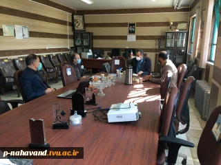 حضور معاون و مدیران اداری مالی استان در آموزشکده فنی و حرفه ای (حاج حشمت شهبازی)نهاوند