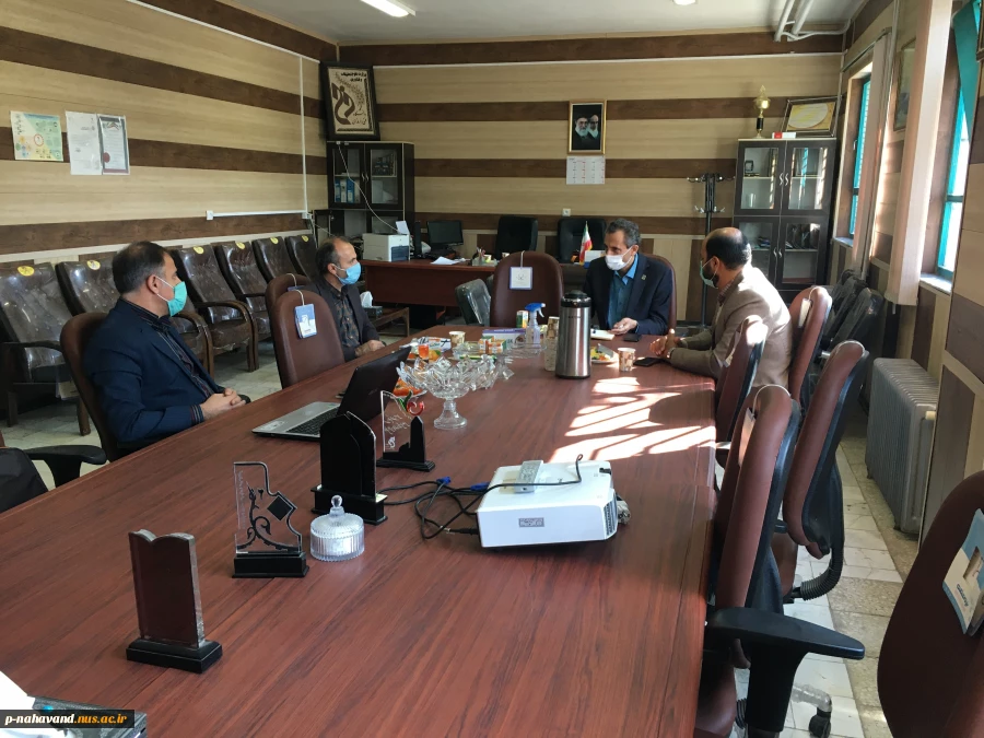 حضور معاون و مدیران اداری مالی استان در آموزشکده فنی و حرفه ای (حاج حشمت شهبازی)نهاوند 2