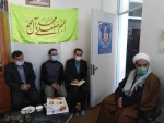 دیدار سرپرست آموزشکده فنی و حرفه ای (حاج حشمت شهبازی )نهاوند با نماینده ولی فقیه وامام جمعه محترم نهاوند حجت السلام مغیثی 2