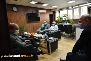 دیدار فرزند مرحوم حاج حشمت شهبازی با دکتر صالحی عمران ریاست محترم دانشگاه فنی و حرفه ای کشور  3