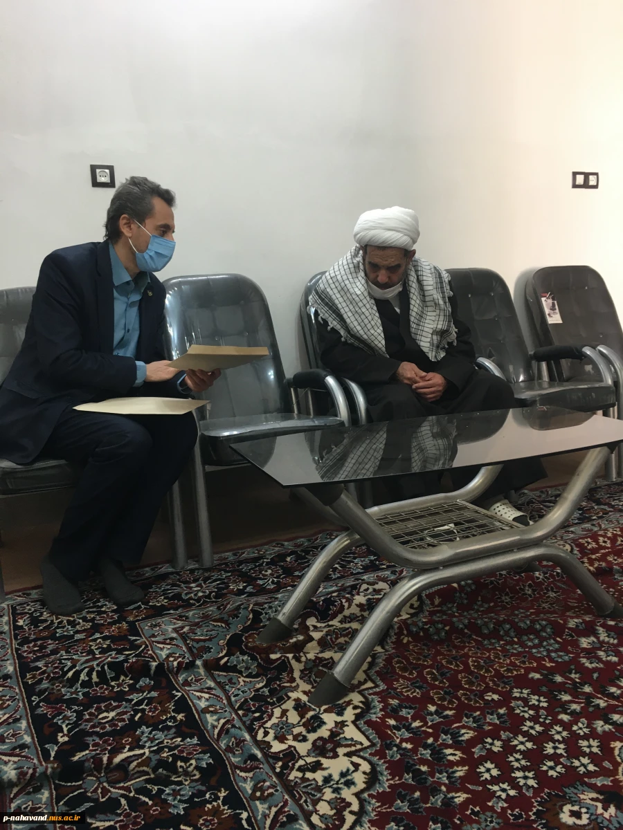 دیدار مهندس حیدری با امام جمعه شهرستان نهاوند به مناسبت اعیاد شعبانیه و بهار طبیعت 2