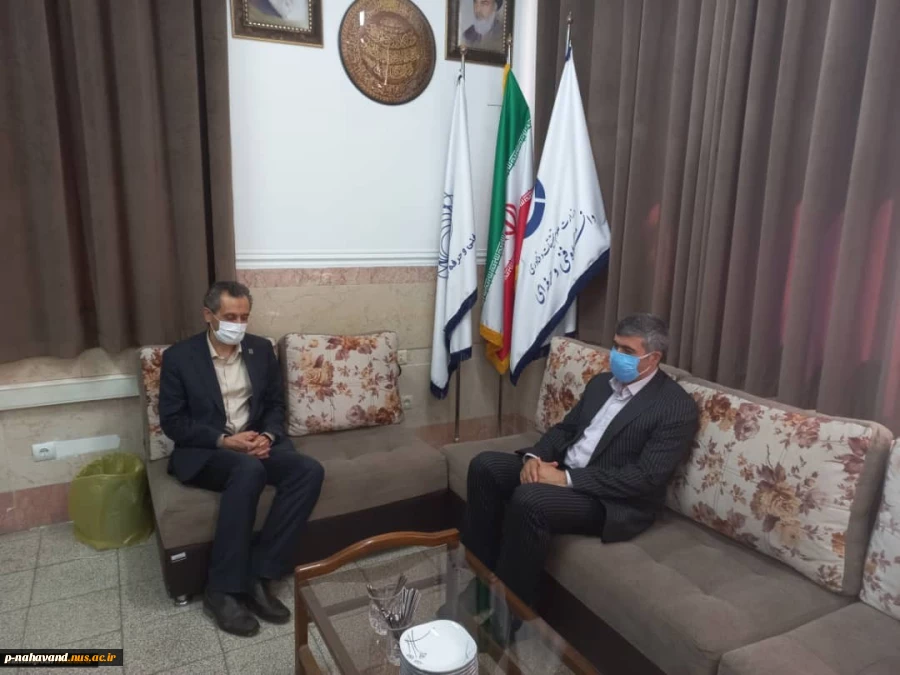 نشست صمیمی رئیس آموزشکده فنی و حرفه ای نهاوند با رئیس دانشکده فنی و حرفه ای شهید شمسی پور تهران 2