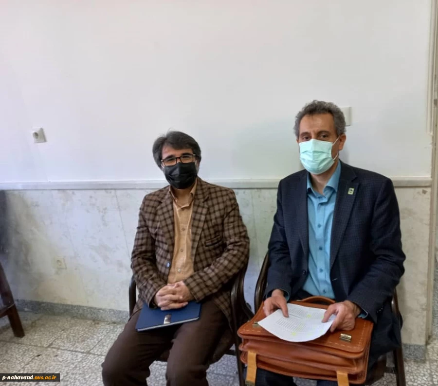نشست صمیمی رئیس آموزشکده فنی و حرفه ای نهاوند با مدیر گروه رشته عمران دانشگاه فنی و حرفه ای استان همدان 2