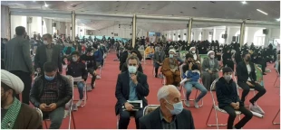 حضور فعال  ریاست و کارکنان آموزشکده فنی و حرفه ای حاج حشمت شهبازی در مراسم 13 آبان و یادواره‌ی۱۱۴ شهید دانش‌آموز شهرستان نهاوند                                         ( در مصلی بزرگ نهاوند) 3