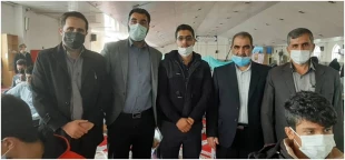 حضور فعال  ریاست و کارکنان آموزشکده فنی و حرفه ای حاج حشمت شهبازی در مراسم 13 آبان و یادواره‌ی۱۱۴ شهید دانش‌آموز شهرستان نهاوند                                         ( در مصلی بزرگ نهاوند) 5