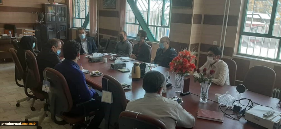 برگزاری نشست در مورخه ۲۶ آبان  در زمینه   ارتباط و همکاری اداره کار شهرستان نهاوند با دفتر ارتباط با صنعت و جامعه، مجمع خیرین آموزش و اشتغال و مرکز نوآوری 8