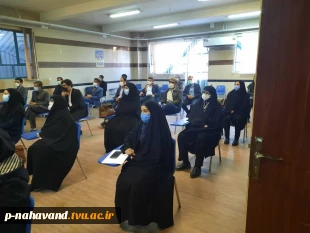 برگزاری مراسم تودیع و معارفه مسئول بسیج اساتید دانشگاه های نهاوند در سالن اجتماعات آموزشکده فنی و حرفه ای (حاج حشمت شهبازی)  5