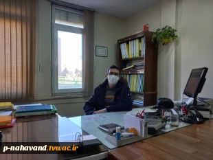 جلسه ریاست آموزشکده با رئیس اداره اشتغال و هدایت نیروی کار  اداره کل تعاون کار و رفاه اجتماعی استان همدان 2