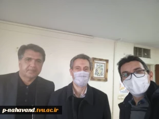 جلسه ریاست آموزشکده با رئیس اداره اشتغال و هدایت نیروی کار  اداره کل تعاون کار و رفاه اجتماعی استان همدان 3