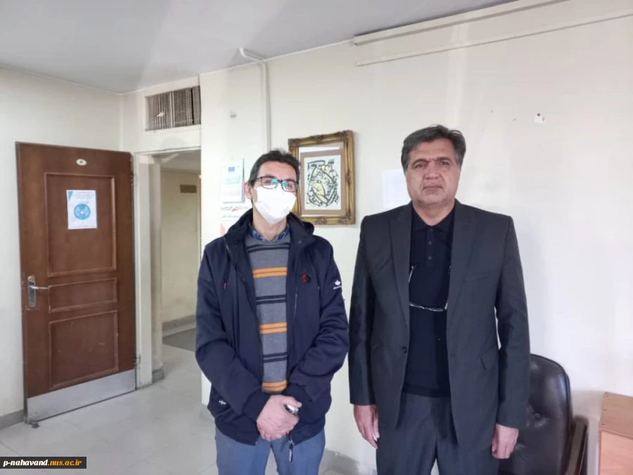 جلسه ریاست آموزشکده با رئیس اداره اشتغال و هدایت نیروی کار  اداره کل تعاون کار و رفاه اجتماعی استان همدان 4