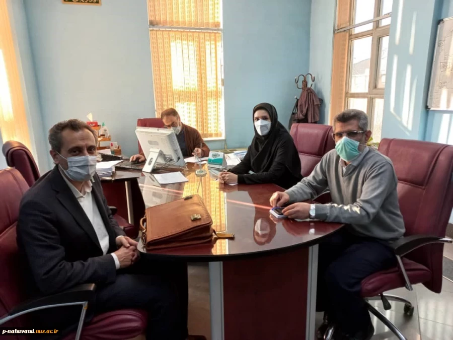 جلسه ریاست آموزشکده با معاون آموزشی و رئیس اداره آموزش های آزاد فنی و حرفه ای اداره کل آموزش فنی و حرفه ای استان همدان  2