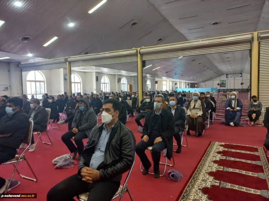 حضور فعال مجموعه آموزشکده فنی و حرفه ای نهاوند (حاج حشمت شهبازی) به نمایندگی از خانواده بزرگ دانشگاه فنی و حرفه ای در آئین گرامیداشت یاد شهدای روحانی شهرستان نهاوند 3