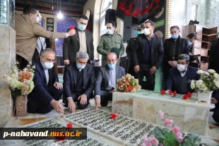 حضور فعال مجموعه آموزشکده فنی و حرفه ای نهاوند (حاج حشمت شهبازی) به نمایندگی از خانواده بزرگ دانشگاه فنی و حرفه ای در آئین گرامیداشت یاد شهدای روحانی شهرستان نهاوند 4