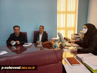 جلسه ویژه ریاست آموزشکده فنی و حرفه ای نهاوند با معاون محترم آموزش و پژوهش اداره کل فنی و حرفه‌ای استان همدان و رئیس مرکز آموزش فنی و حرفه ای شهرستان همدان در دفتر معاونت اداره کل آموزش فنی و حرفه ای استان همدان