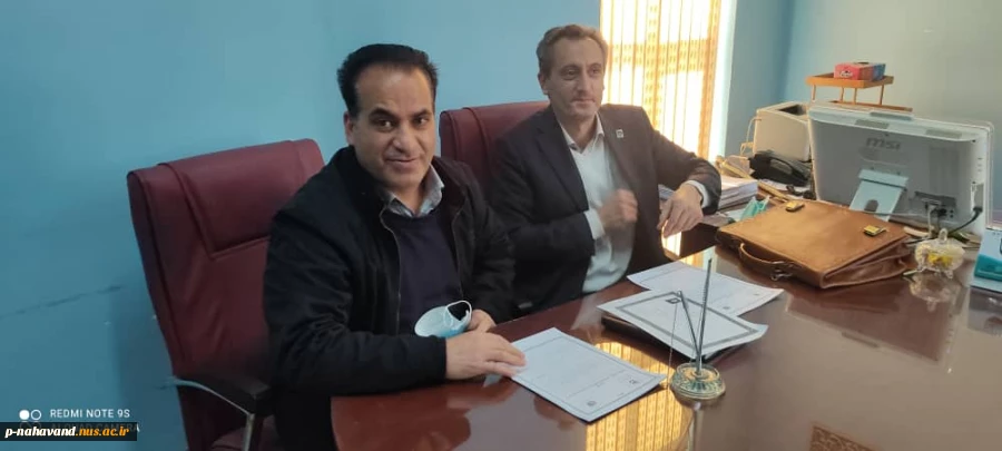 جلسه ویژه ریاست آموزشکده فنی و حرفه ای نهاوند با معاون محترم آموزش، پژوهش  و برنامه ریزی  اداره کل آموزش فنی و حرفه ای استان همدان و ریاست مرکز مهارت های تخصصی ( جوار دانشگاهی) شماره یک همدان   در   دفتر معاونت اداره کل آموزش فنی و حرفه ای استان همدان  7