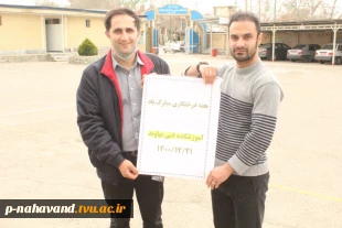 کاشت 10 اصله نهال  کاج به نیت شهدای شهرستان نهاوند  در هفتمین روز هفته درختکاری در محوطه آموزشکده فنی و حرفه ای نهاوند ( حاج حشمت شهبازی) 7