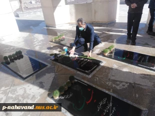 به مناسبت فرارسیدن ۲۲ اسفند سالروز بزرگداشت روز شهدا و تأسیس بنیاد شهید، 
کاشت یک اصله نهال کاج در محوطه آموزشکده،  به یاد  شهید سید هادی اجاق فارغ التحصیل کاردانی برق صنعتی آموزشکده  فنی و حرفه ای نهاوند (حاج حشمت شهبازی )
 7