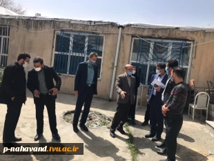 نشست صمیمانه نماینده و فرماندار محترم در دانشکده فنی و حرفه ای  (حاج حشمت شهبازی) در جهت پیگیری مسائل مرکز نو آوری شهرستان نهاوند 2
