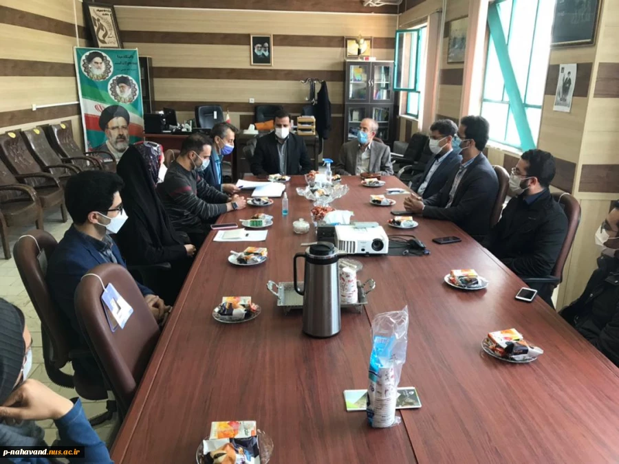 نشست صمیمانه نماینده و فرماندار محترم در دانشکده فنی و حرفه ای  (حاج حشمت شهبازی) در جهت پیگیری مسائل مرکز نو آوری شهرستان نهاوند 3