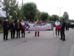 راهـپیمایی روز قدس کارکنان و دانشجویان آموزشکده فنی و حرفه ای نهاوند ( حاج حشمت شهبازی) 2
