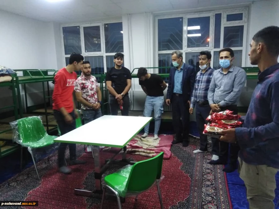 به مناسبت هفته خوابگاه ها دیدار ریاست آموزشکده با دانشجویان  ساکن در خوابگاه  مرکز 5