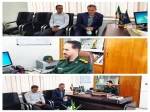 دیدار رئیس آموزشکده جناب مهندس حیدری با جناب سرهنگ مختاری فرمانده سپاه ناحیه نهاوند  2