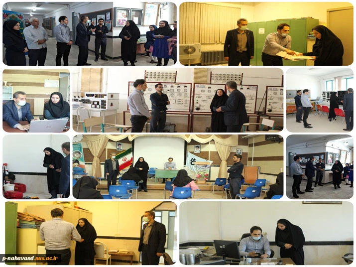 بازدیدنماینده هیئت نظارت وارزیابی از آموزشکده فنی حرفه ای نهاوند  (حاج حشمت شهبازی)  2