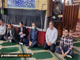 حضور ریاست و کارکنان  آموزشکده فنی و حرفه ای ( حاج حشمت شهبازی) در مراسم  سالروز شهادت مظلومانه آیت الله دکتر بهشتی، شهید آیت اله حیدری و ۷۲ تن از یاران باوفای امام و انقلاب و گرامیداشت هفته قوه قضائیه در شهرستان نهاوند 2