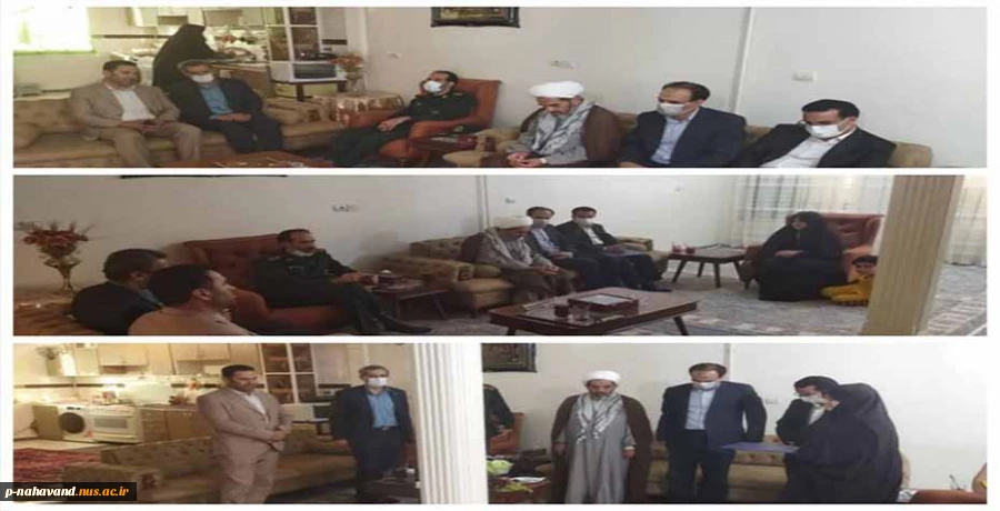 به مناسبت هفته ملی مهارت و اجرای طرح سپاس  دیدار با خانواده معزز شهید محمد کرمی (از شهدای شرکت مخابرات نهاوند) 2