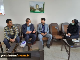 جلسه هم افزایی و هماهنگی بین روسای دانشگاه های پیراپزشکی ،دانشکده فنی نهاوند و فرماندهی بسیج دانشجویی شهرستان نهاوند  3
