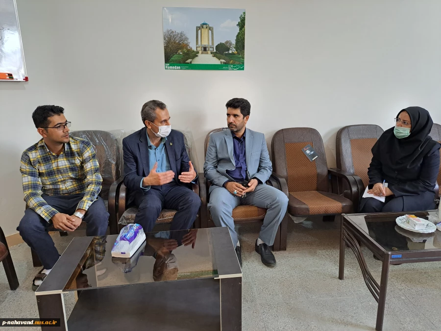 جلسه هم افزایی و هماهنگی بین روسای دانشگاه های پیراپزشکی ،دانشکده فنی نهاوند و فرماندهی بسیج دانشجویی شهرستان نهاوند  3