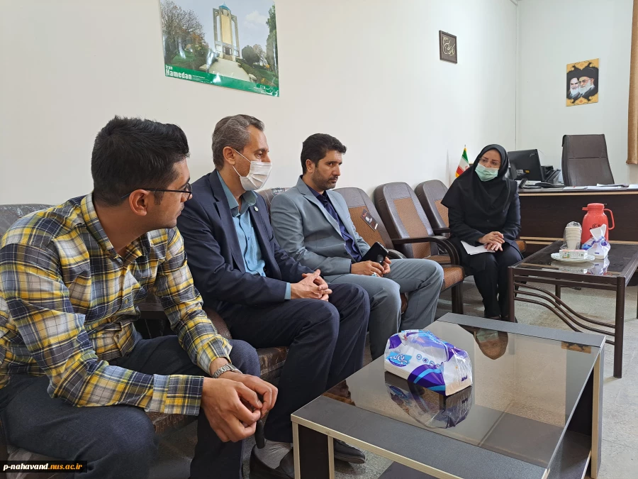 جلسه هم افزایی و هماهنگی بین روسای دانشگاه های پیراپزشکی ،دانشکده فنی نهاوند و فرماندهی بسیج دانشجویی شهرستان نهاوند  4