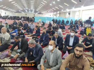 حضور کارکنان، اساتید و دانشجویان در راهپیمایی 13 آبان و نماز جمعه  2
