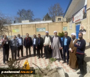 به مناسبت روز درختکاری غرس چهاراصله نهال به نام شهدا 3
