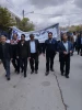 حضور مدرسین و کارکنان آموزشکده  فنی و حرفه ای نهاوند ( حاج حشمت شهبازی)  در راهپیمایی روز قدس 2
