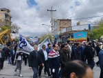 حضور مدرسین و کارکنان آموزشکده  فنی و حرفه ای نهاوند ( حاج حشمت شهبازی)  در راهپیمایی روز قدس 4