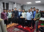 به مناسبت هفته خوابگاه دانشجویی حضور ریاست، مسئول اموردانشجویی وسرپرست خوابگاه در کنار دانشجویان  3