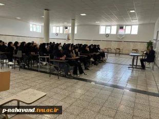 تشریح رشته های موجود آموزشکده های دخترانه ( همدان،ملایر،نهاوند و اسدآباد) دانشگاه فنی و حرفه ای استان همدان باحضورکلیه هنرجویان پایه دوازدهم هنرستان شهید فرزاد سلیمانیان 2