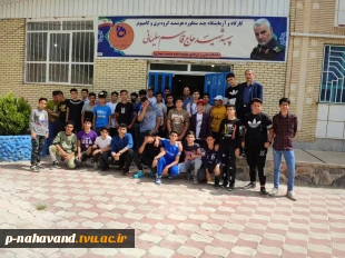 بازدید دانش آموزان پسر پایه نهم  روستا های نهاوند از آموزشکده های فنی و حرفه ای حاج حشمت شهبازی  با هدف هدایت تحصیلی دانش آموزان 5