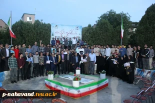شرکت ریاست مرکز درمراسم معنوی یادواره شهدای دانشجو معلم و یادبود شهید خوشنام 4