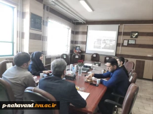 بدنبال جلسه استانی طرح تاد ( راه اندازی کنسرسیوم های مهارت آموزی و اشتغال )  برگزاری جلسه ای هدفمند با  مدیران واحد آموزش، تحقیق و توسعه  سیمان نهاوند در دفتر ریاست آموزشکده حاج حشمت شهبازی 3