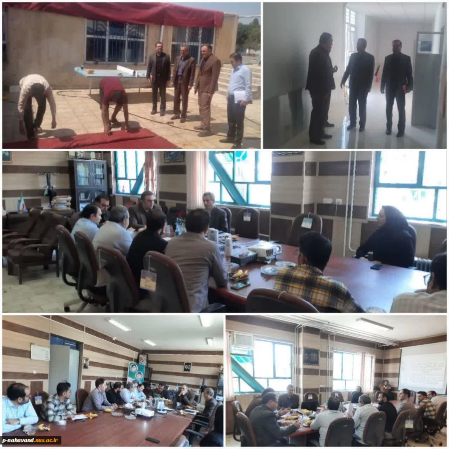 بازدید دکتر کاظمی ریاست محترم دانشگاه فنی و حرفه‌ای استان همدان و هئیت محترم همراه از طرح‌ استفاده از مددجویان ندامتگاه مرکزی نهاوند 2