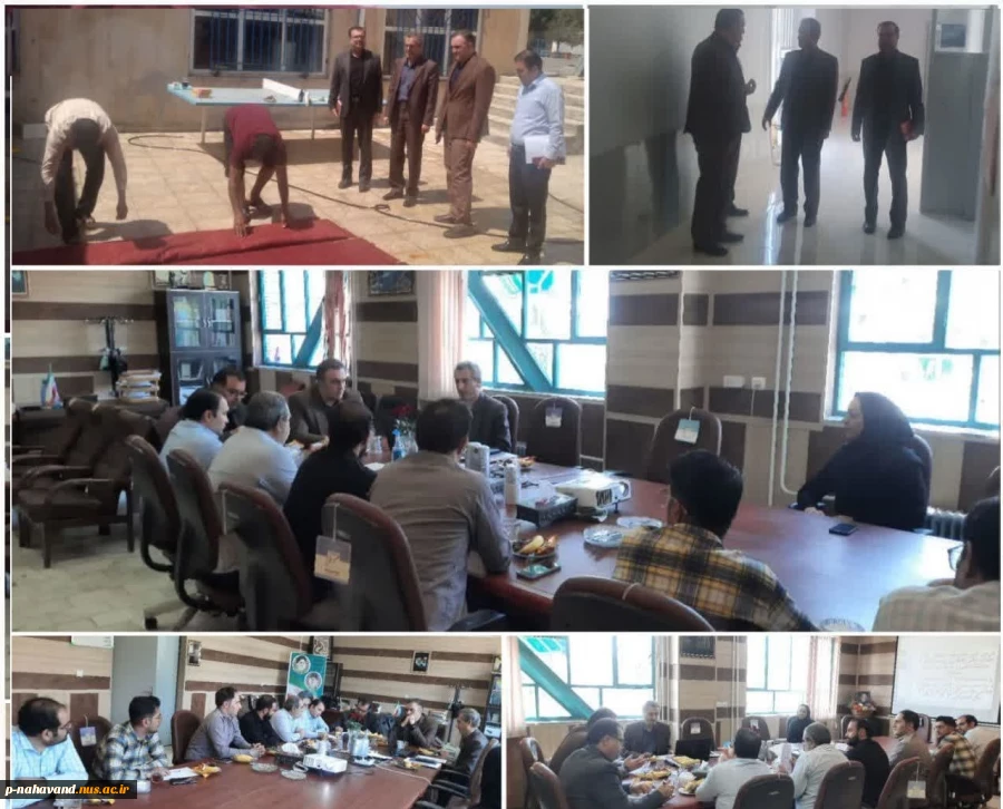 بازدید دکتر کاظمی ریاست محترم دانشگاه فنی و حرفه‌ای استان همدان و هئیت محترم همراه از طرح‌ استفاده از مددجویان ندامتگاه مرکزی نهاوند 9