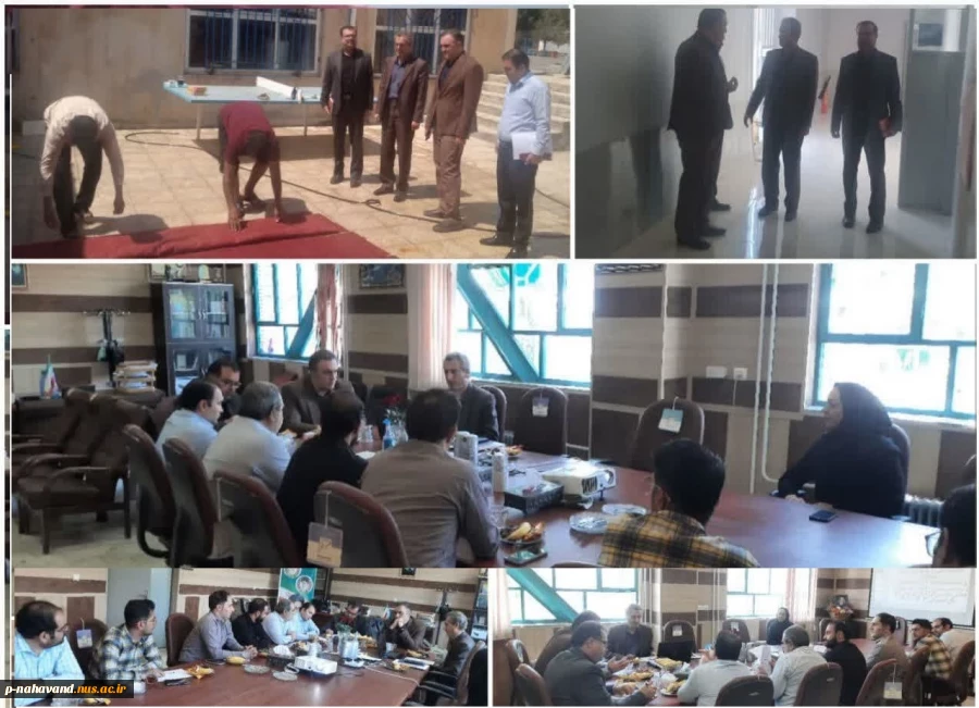 بازدید دکتر کاظمی ریاست محترم دانشگاه فنی و حرفه‌ای استان همدان و هئیت محترم همراه از طرح‌ استفاده از مددجویان ندامتگاه مرکزی نهاوند 2