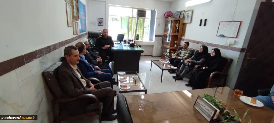 دیدار بافرمانده نیروی انتظامی شهرستان نهاوند به مناسبت روز، پلیس دانش بنیان،حرفه ای،روزآمد 3