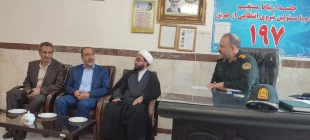 دیدار بافرمانده نیروی انتظامی شهرستان نهاوند به مناسبت روز، پلیس دانش بنیان،حرفه ای،روزآمد 4